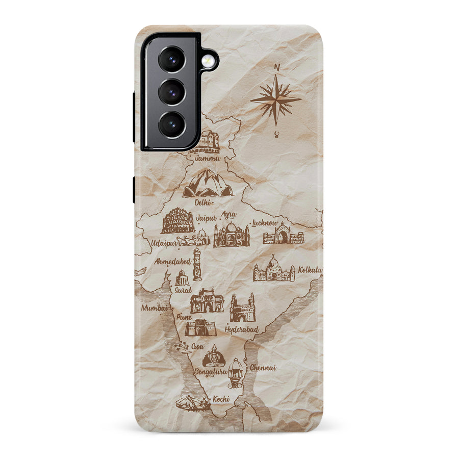 Samsung Galaxy S22 Map of India Phone Case