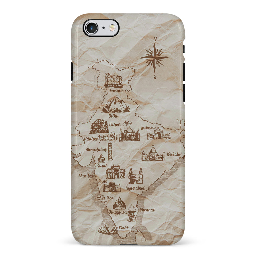 iPhone 6 Map of India Phone Case