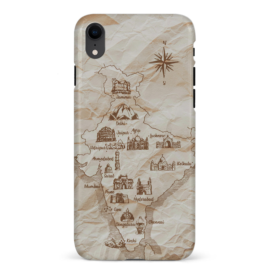 iPhone XR Map of India Phone Case