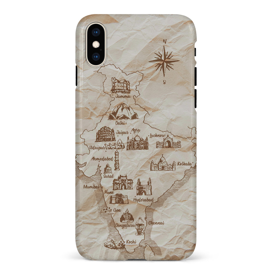 iPhone XS Max Map of India Phone Case