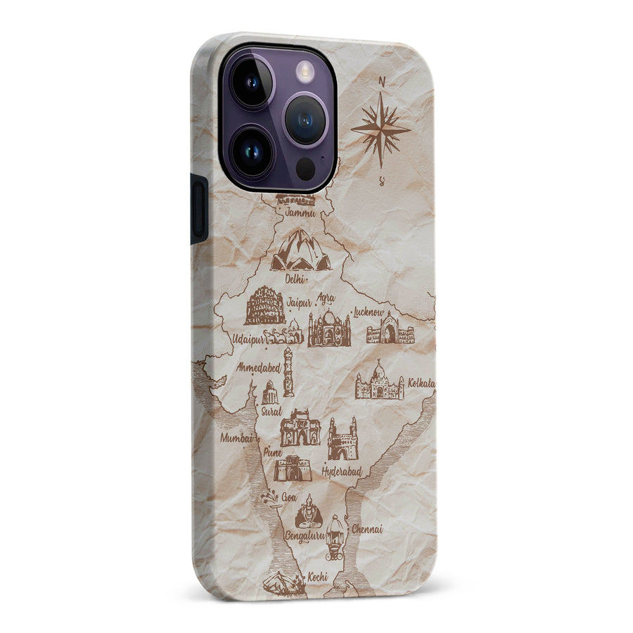 iPhone 14 Pro Max Map of India Phone Case