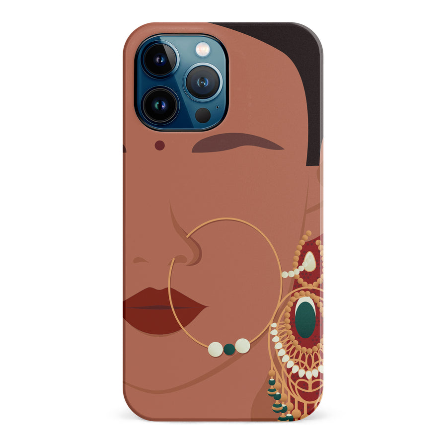 iPhone 12 Pro Max Punjabi Kudi Indian Phone Case in Tan
