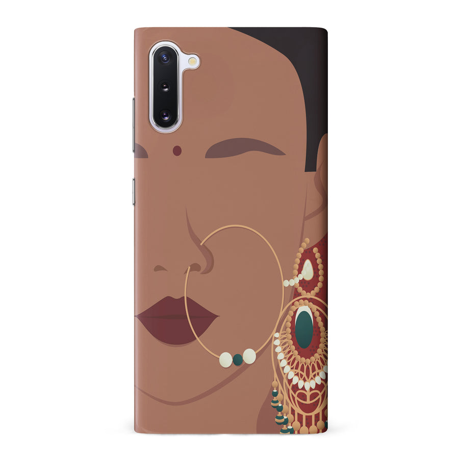 Samsung Galaxy Note 10 Punjabi Kudi Indian Phone Case in Brown