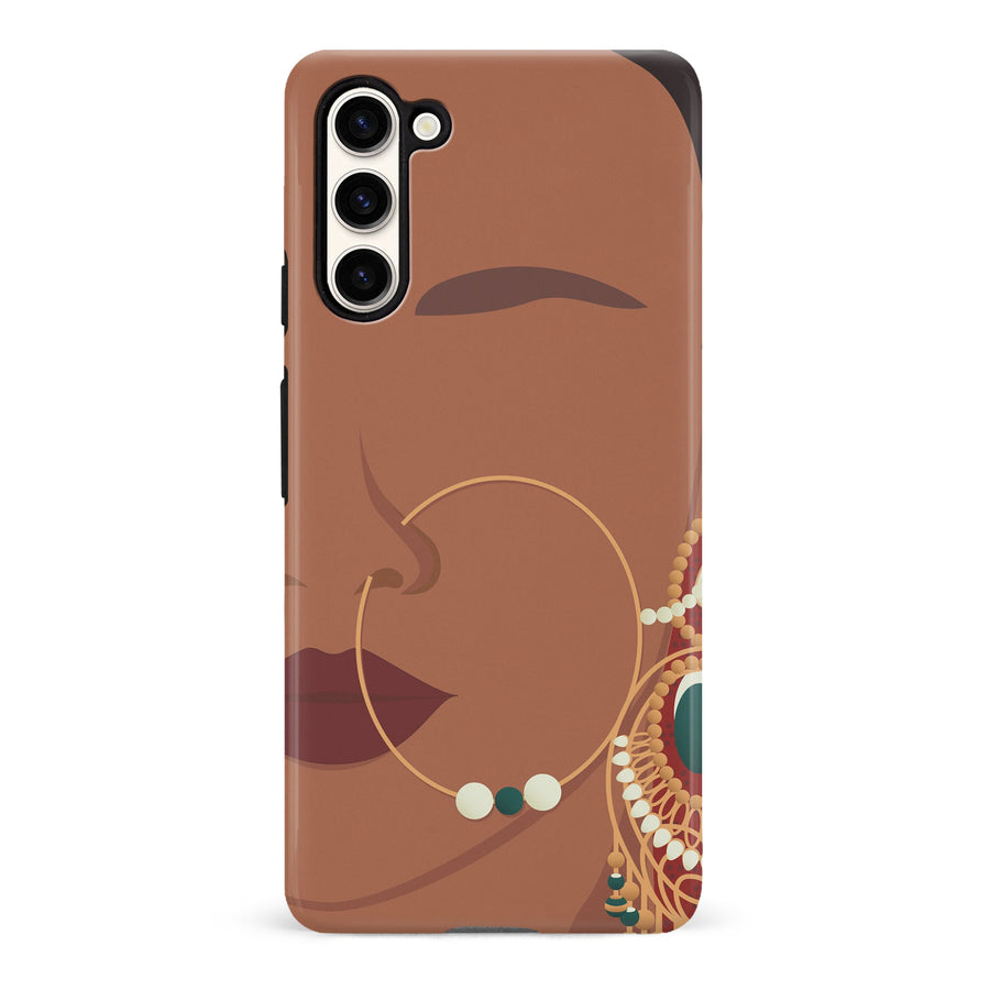Samsung Galaxy S23 Punjabi Kudi Indian Phone Case - Brown