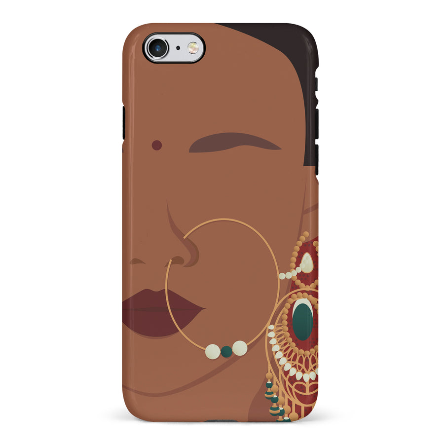 iPhone 6S Plus Punjabi Kudi Indian Phone Case in Brown