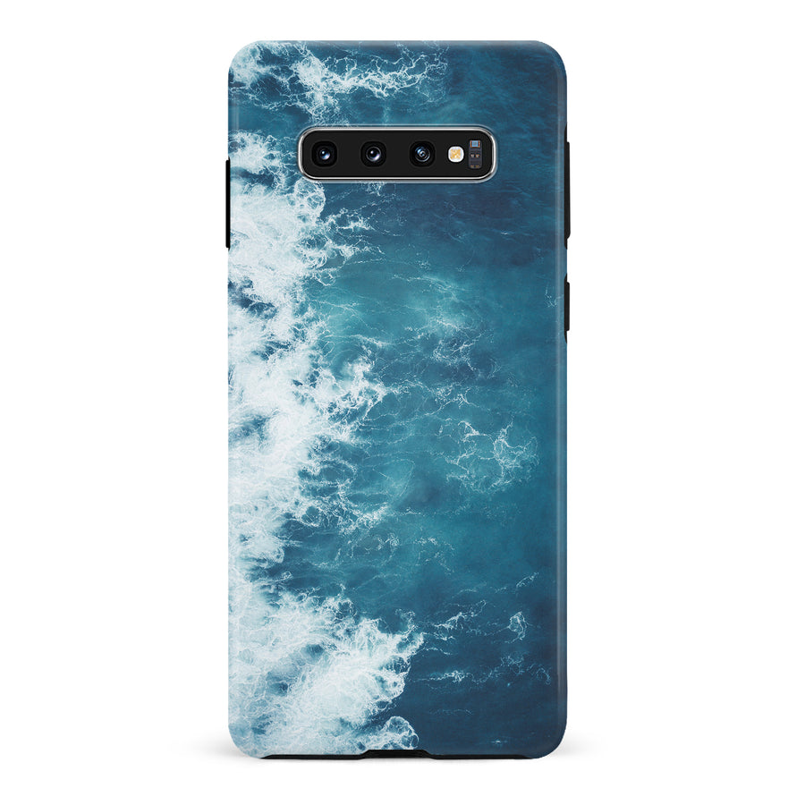 Samsung Galaxy S10 Ocean Waves Phone Case