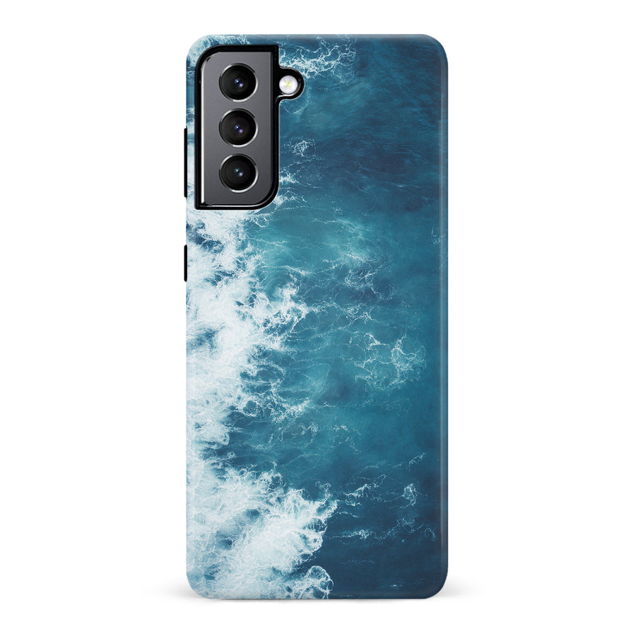 Samsung Galaxy S22 Ocean Waves Phone Case