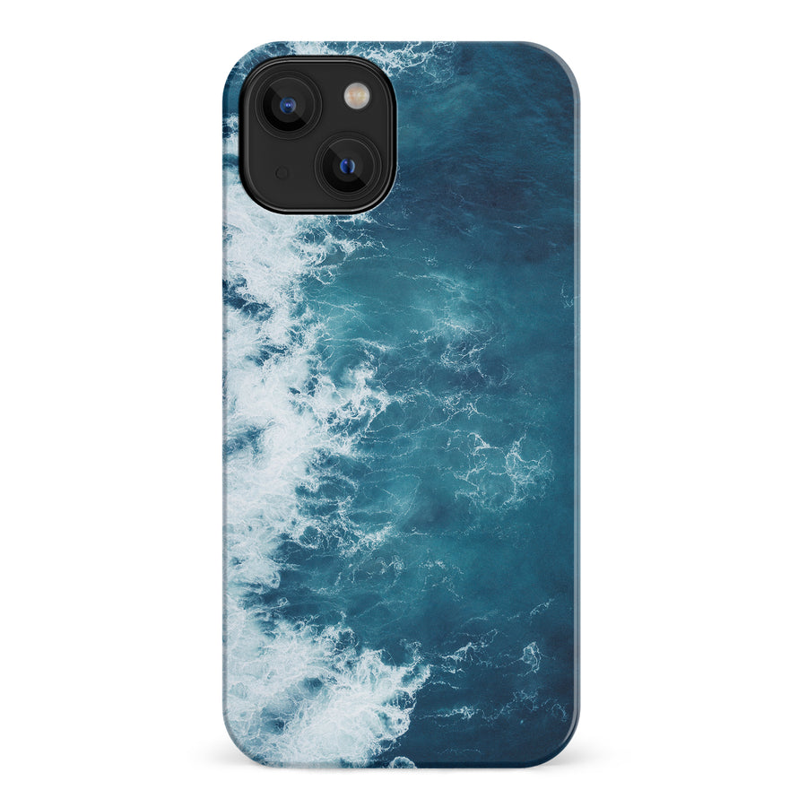 iPhone 14 Ocean Waves Phone Case