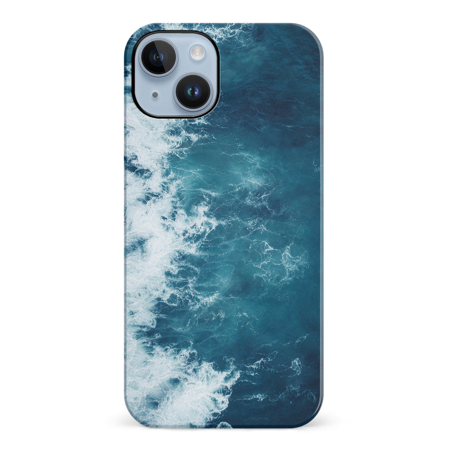 iPhone 14 Plus Ocean Waves Phone Case