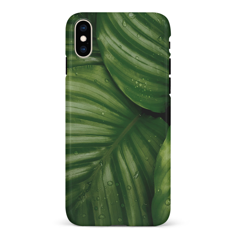 iPhone XS Max Leafy Lines One Phone Case