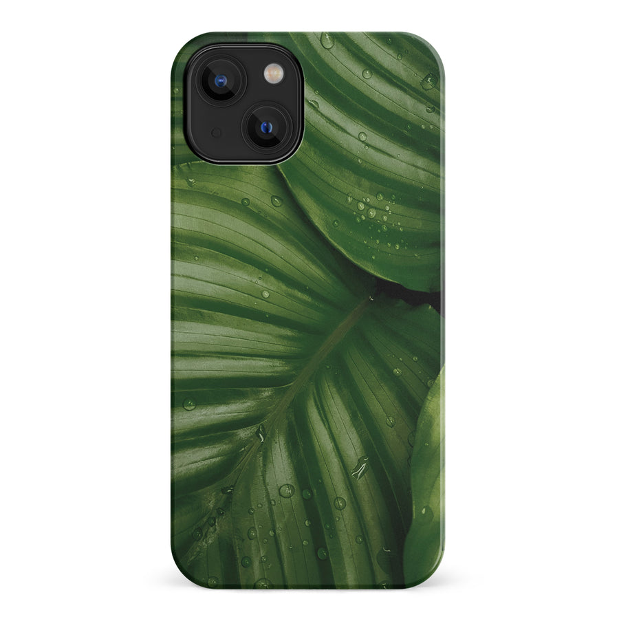 iPhone 14 Leafy Lines One Phone Case
