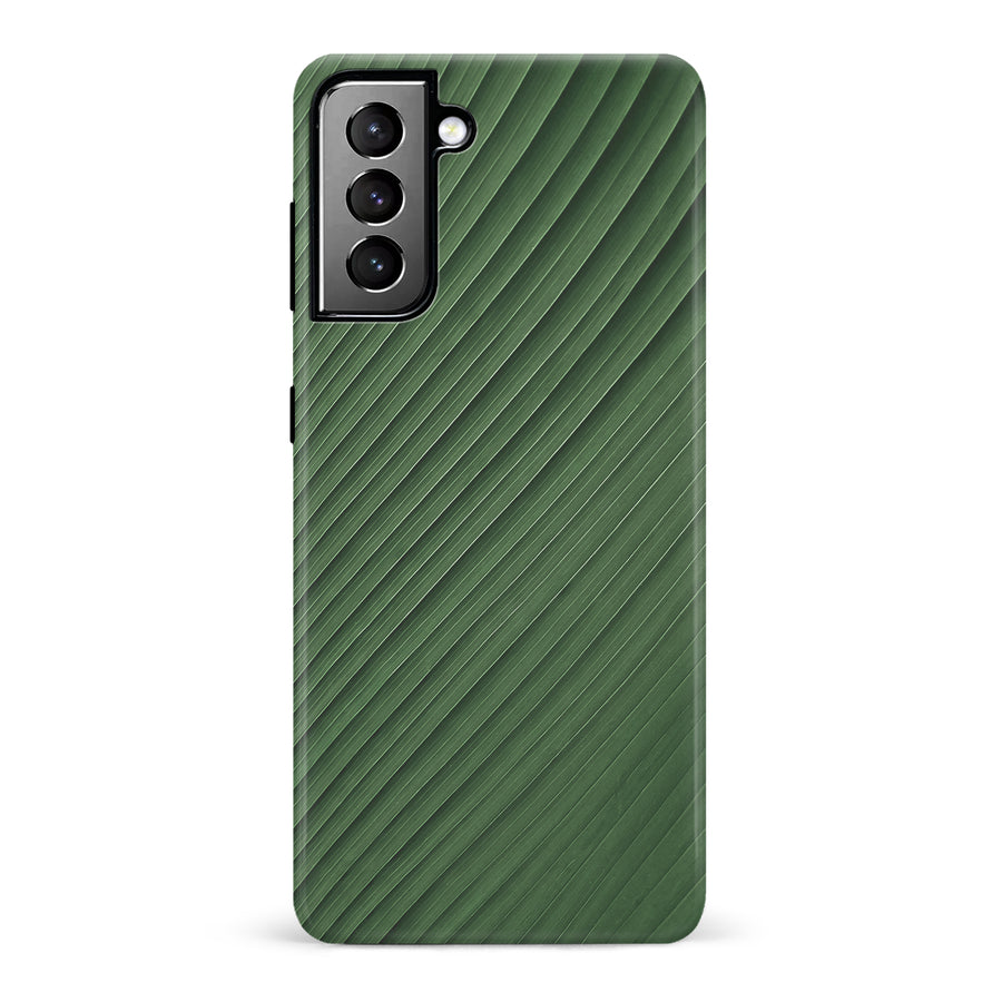 Samsung Galaxy S21 Plus Leafy Lines Two Phone Case
