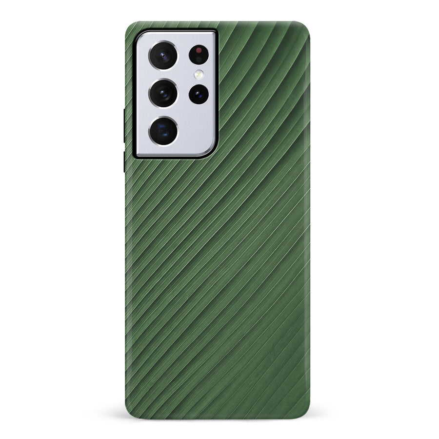 Samsung Galaxy S21 Ultra Leafy Lines Two Phone Case