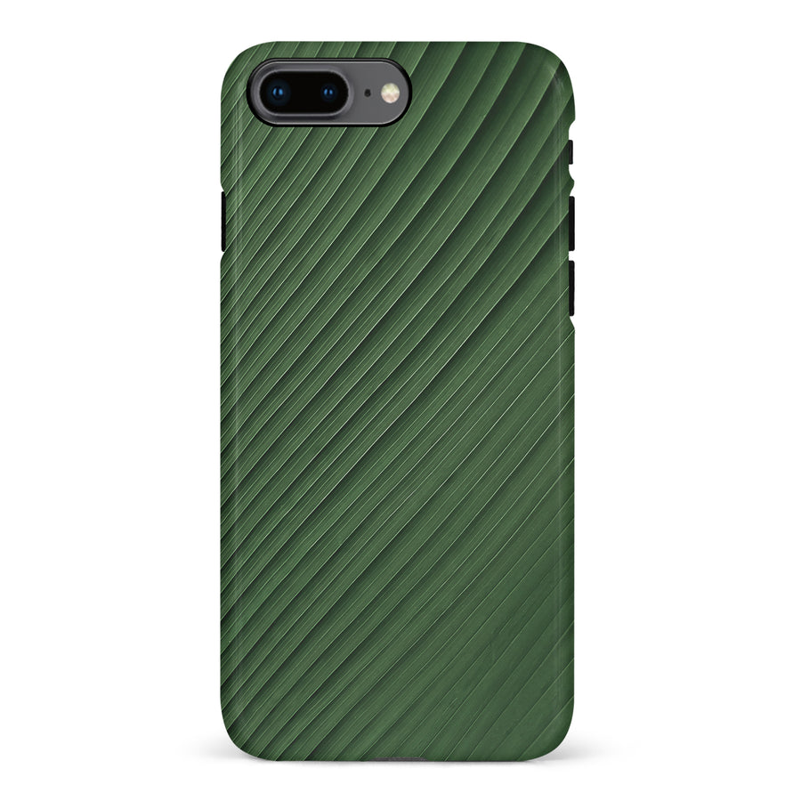 iPhone 8 Plus Leafy Lines Two Phone Case