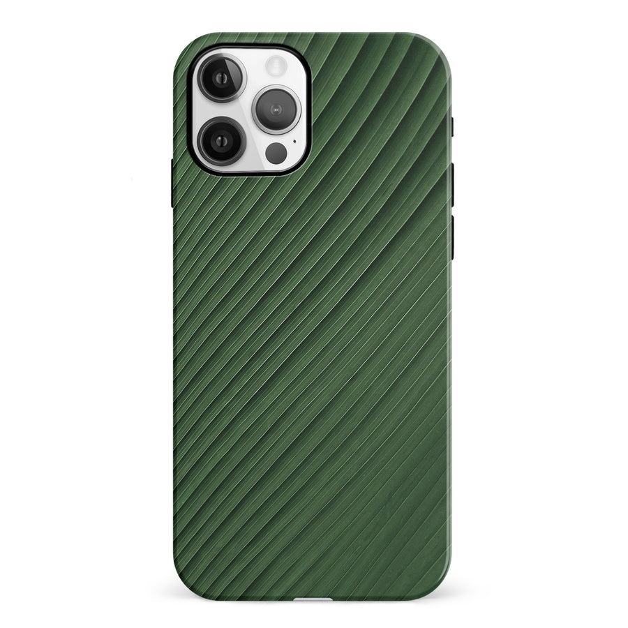 iPhone 12 Leafy Lines Two Phone Case