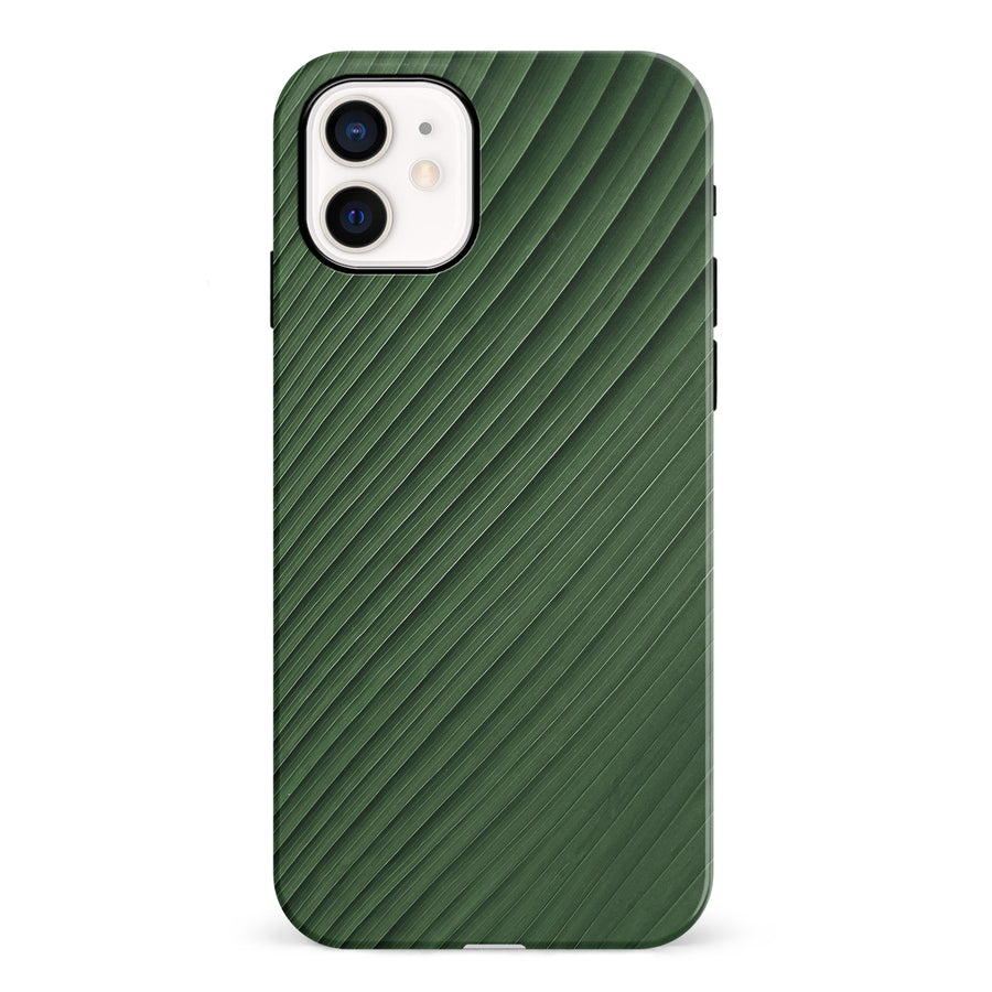 iPhone 12 Mini Leafy Lines Two Phone Case