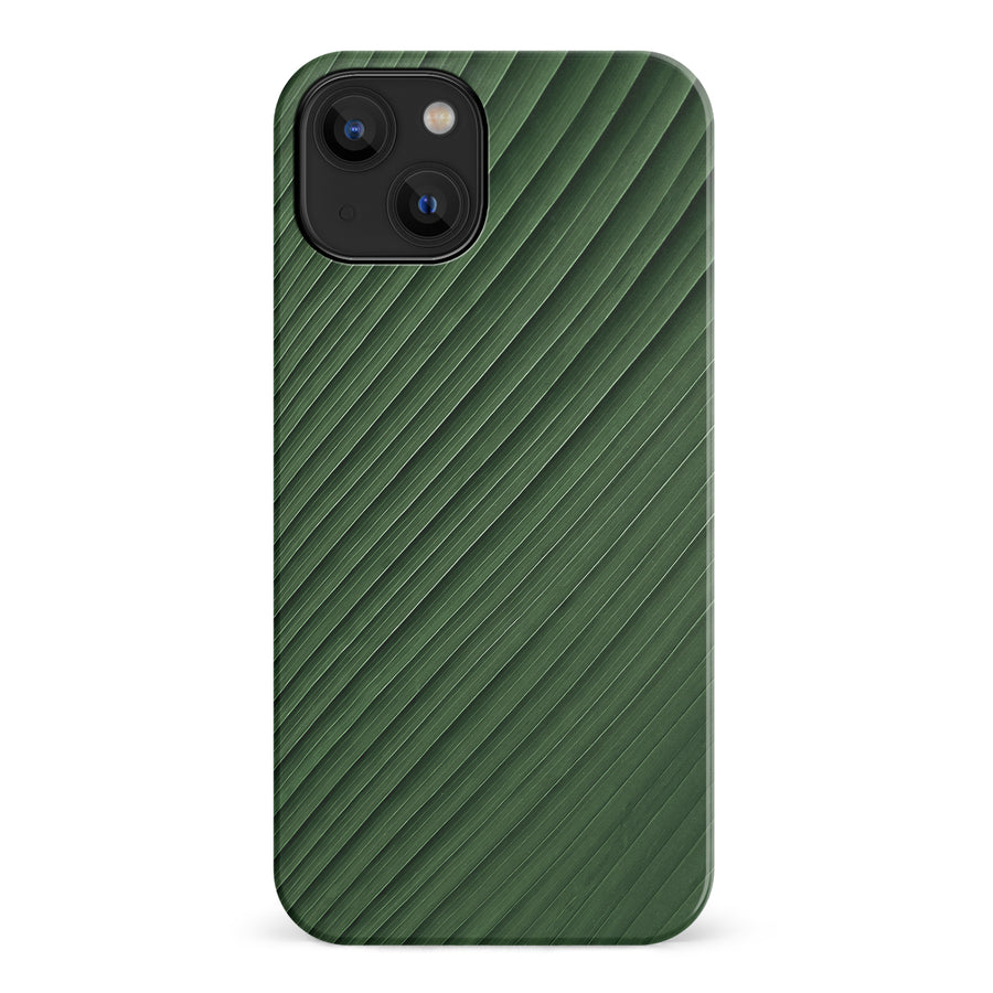 iPhone 14 Leafy Lines Two Phone Case