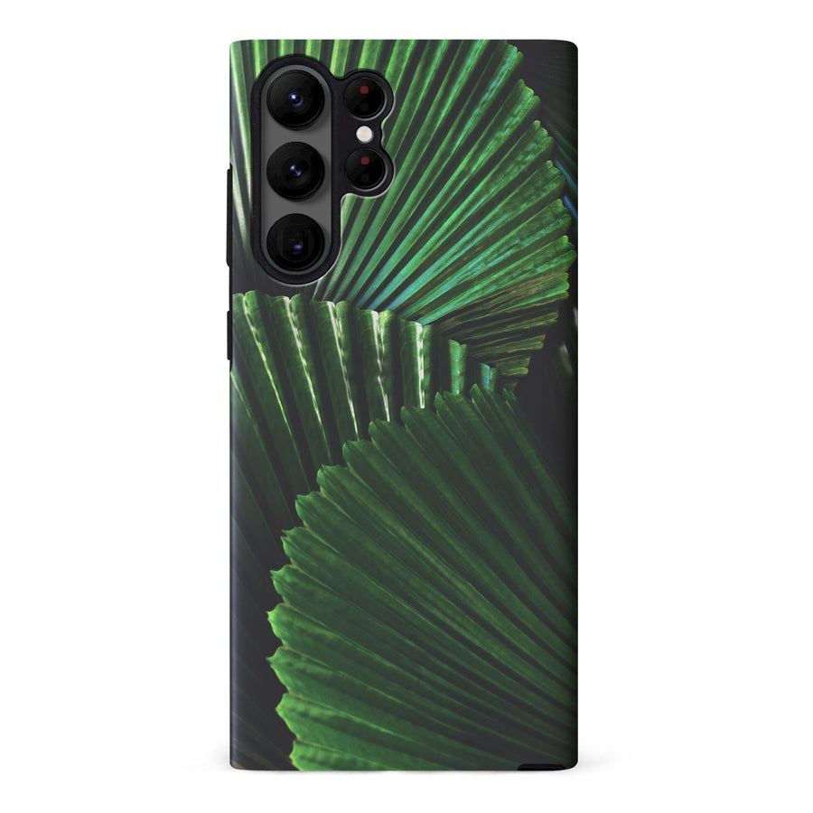 Samsung Galaxy S23 Ultra Leafy Lines Three Phone Case