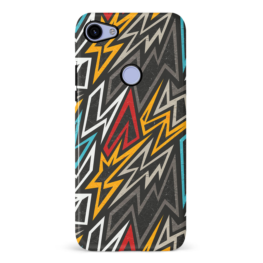 Google Pixel 3A XL Tribal Graffiti Two Phone Case