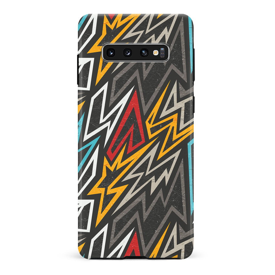 Samsung Galaxy S10 Tribal Graffiti Two Phone Case