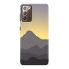 Samsung Galaxy Note 20 Mountains Silhouettes Phone Case in Purple