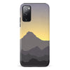 Samsung Galaxy S20 FE Mountains Silhouettes Phone Case in Purple