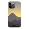 iPhone 13 Pro Max Mountains Silhouettes Phone Case in Purple