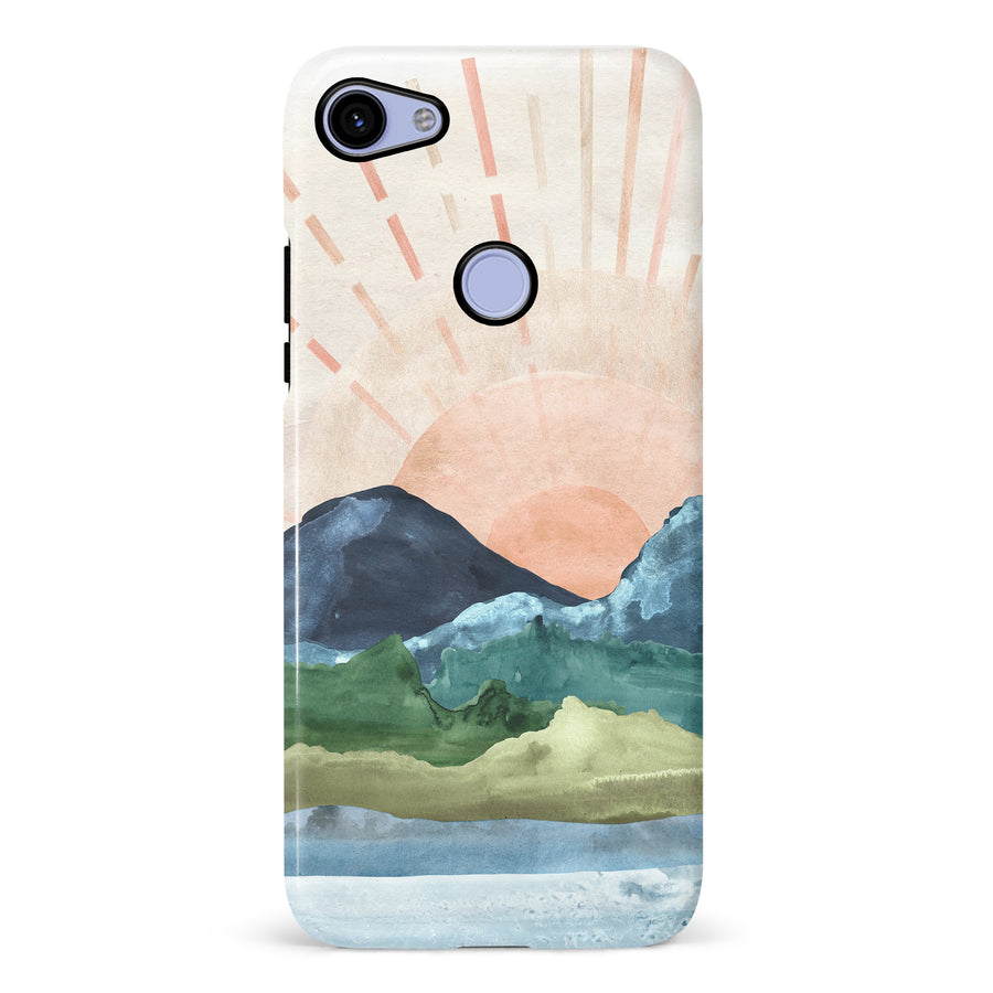 Google Pixel 3A XL Here Comes The Sun Phone Case