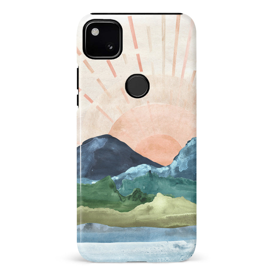 Google Pixel 4A Here Comes The Sun Phone Case