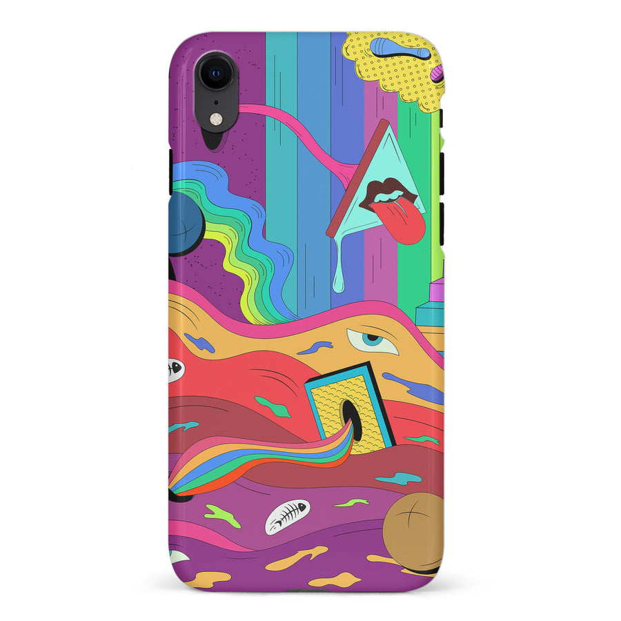 iPhone XR Salvador's Psychedelic Soup Phone Case