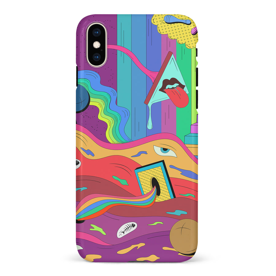 iPhone XS Max Salvador's Psychedelic Soup Phone Case