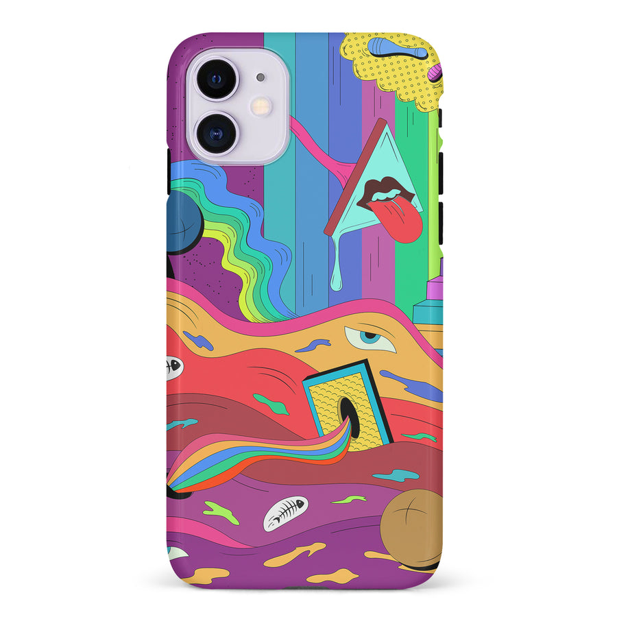 iPhone 11 Salvador's Psychedelic Soup Phone Case