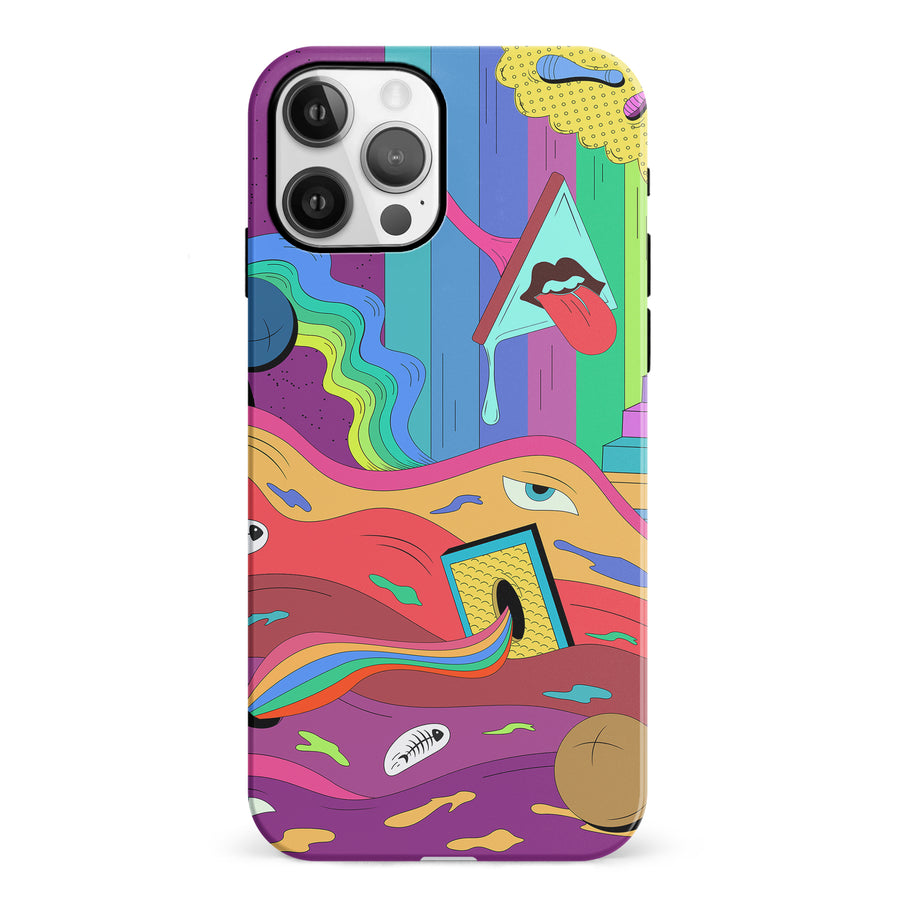 iPhone 12 Salvador's Psychedelic Soup Phone Case