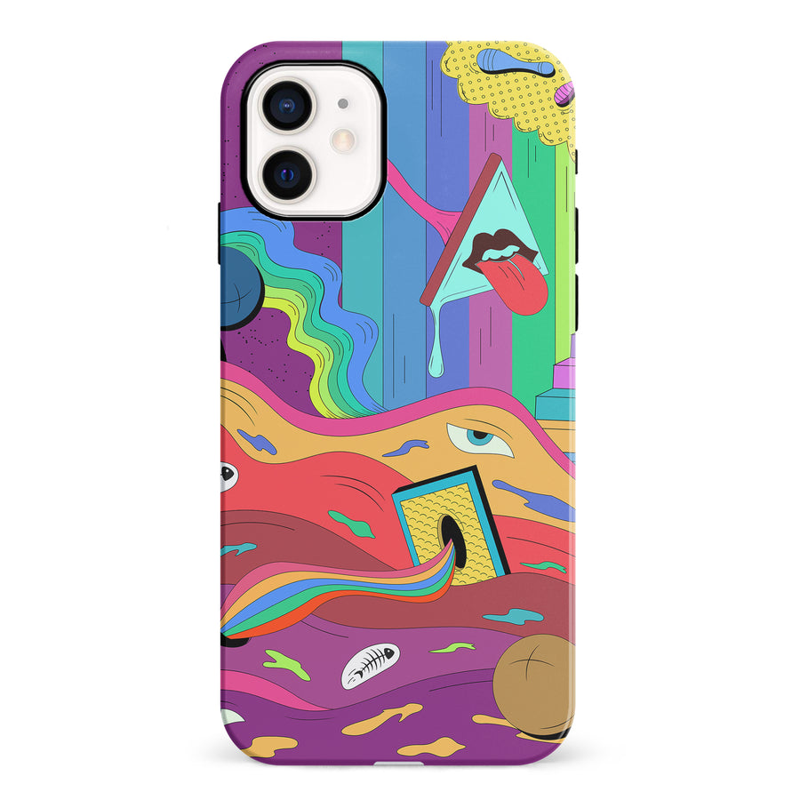 iPhone 12 Mini Salvador's Psychedelic Soup Phone Case
