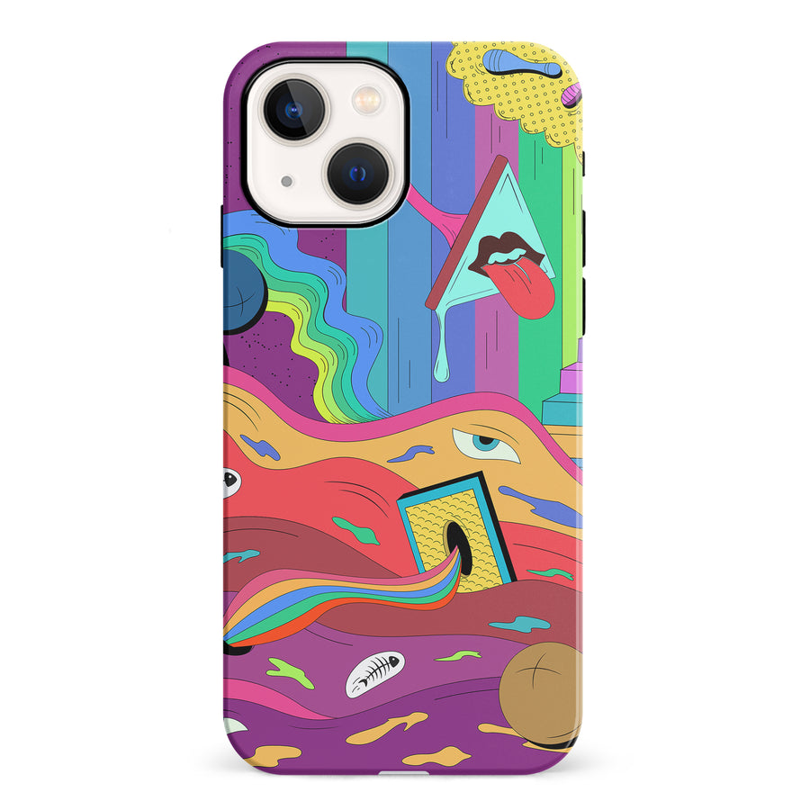 iPhone 13 Mini Salvador's Psychedelic Soup Phone Case