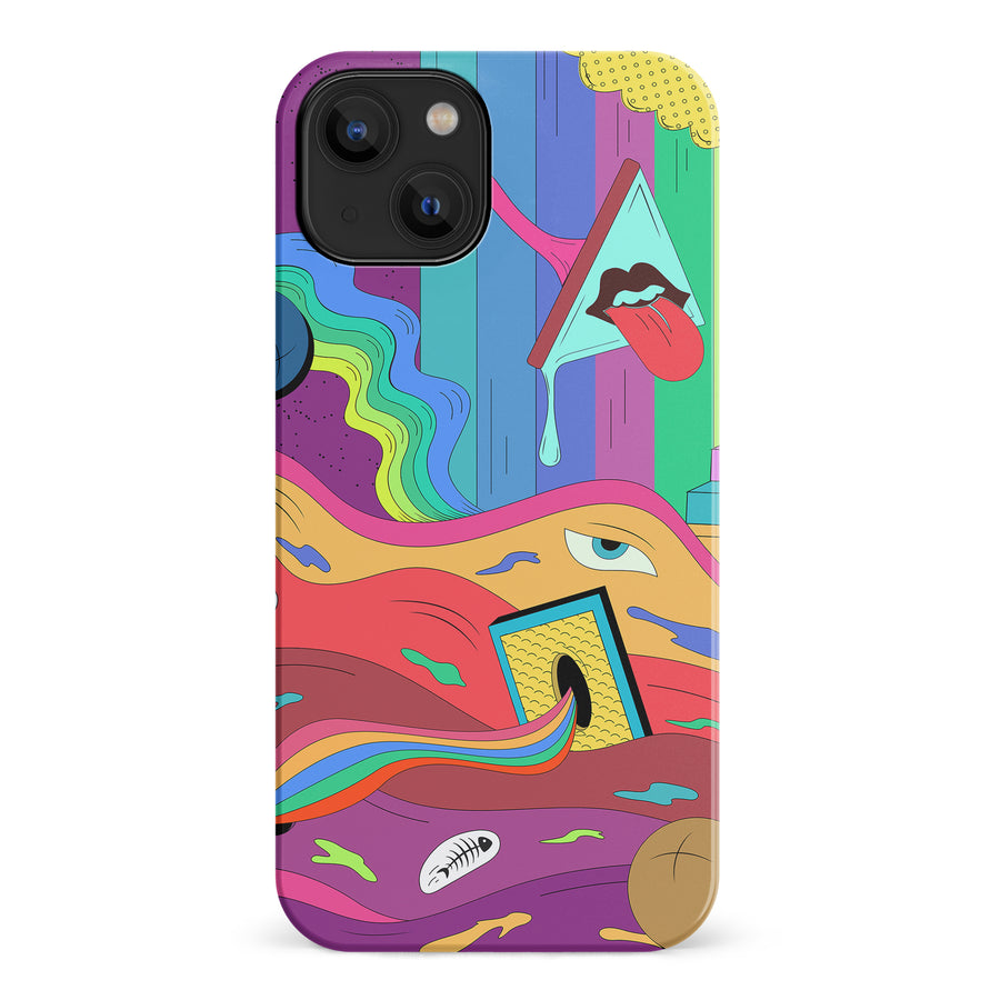 iPhone 14 Salvador's Psychedelic Soup Phone Case