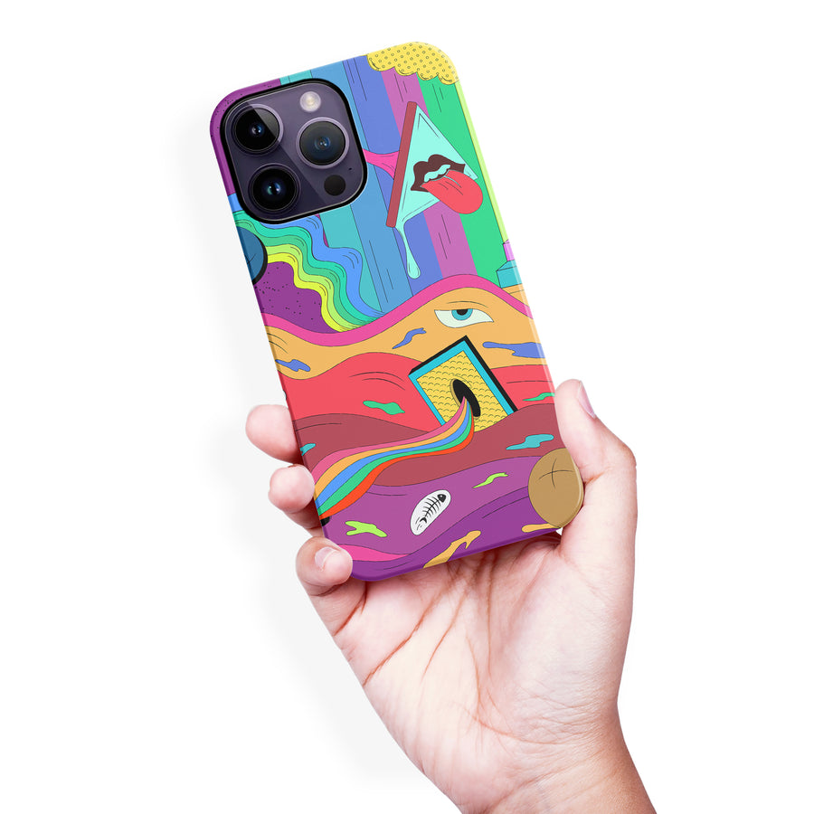 iPhone 14 Pro Max Salvador's Psychedelic Soup Phone Case