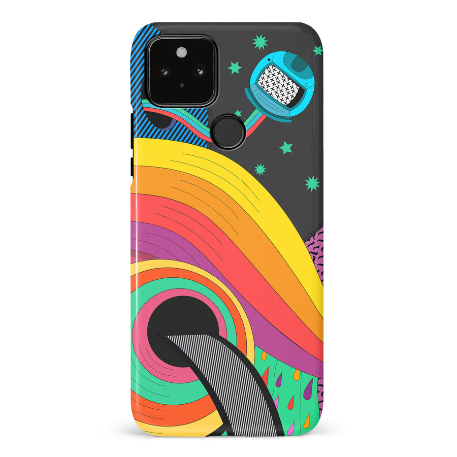 Google Pixel 5 A Space Quest Psychedelic Phone Case