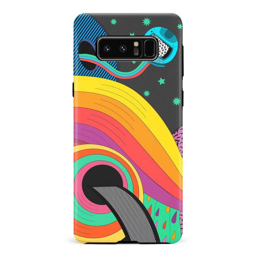 Samsung Galaxy Note 8 A Space Quest Psychedelic Phone Case