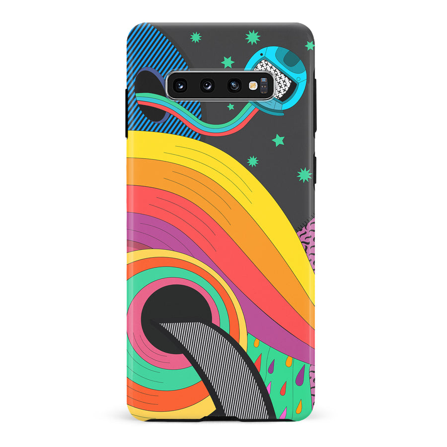 Samsung Galaxy S10 A Space Quest Psychedelic Phone Case