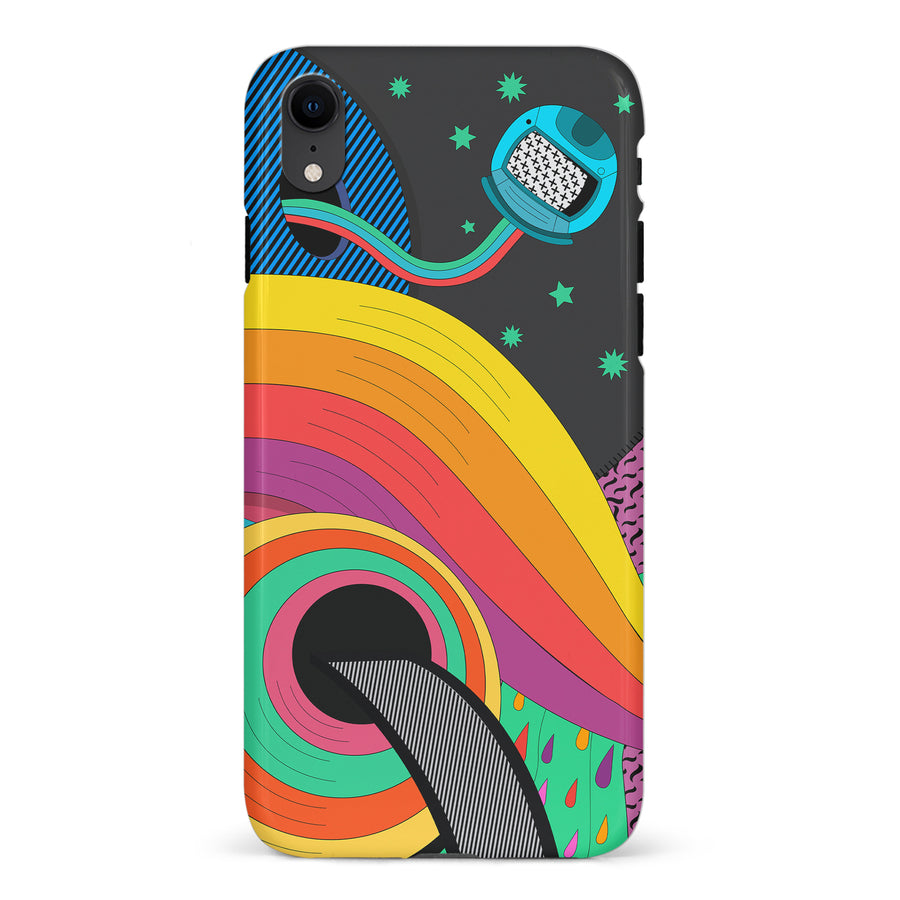 iPhone XR A Space Quest Psychedelic Phone Case
