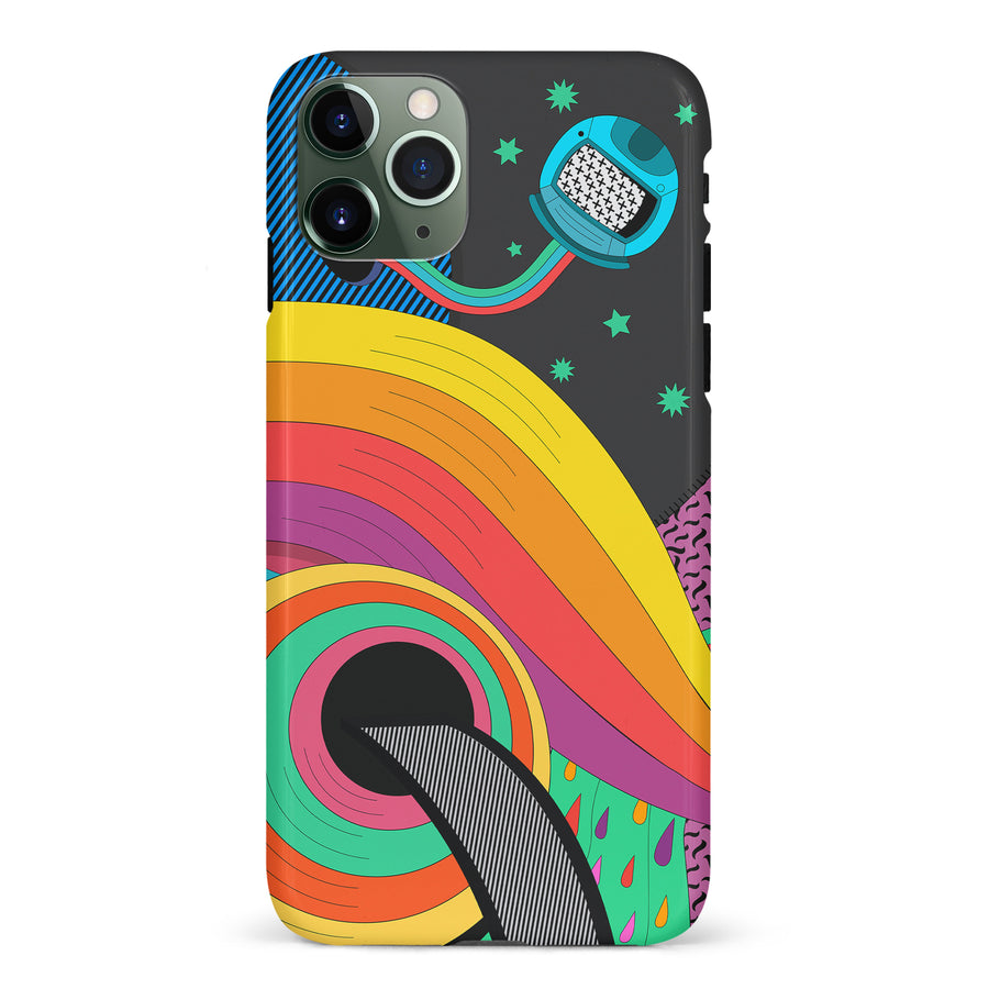 iPhone 11 Pro A Space Quest Psychedelic Phone Case