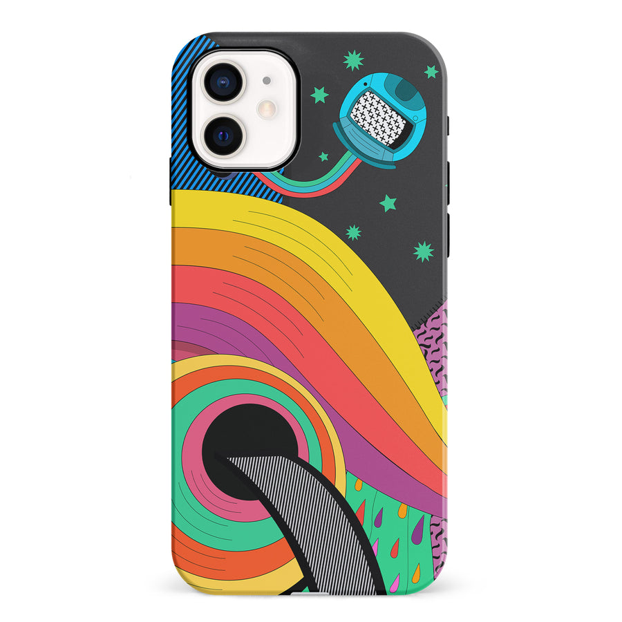iPhone 12 Mini A Space Quest Psychedelic Phone Case
