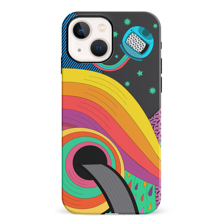 iPhone 13 A Space Quest Psychedelic Phone Case