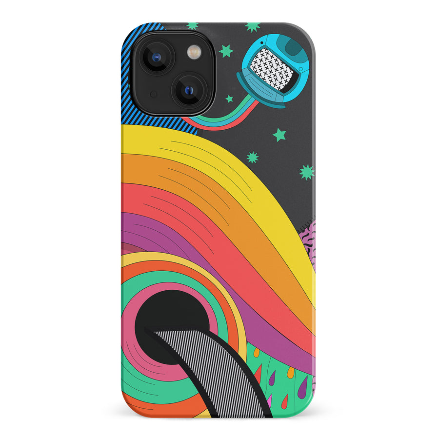 iPhone 14 A Space Quest Psychedelic Phone Case