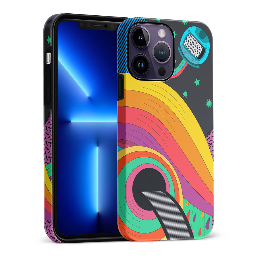 iPhone 14 Pro Max A Space Quest Psychedelic Phone Case