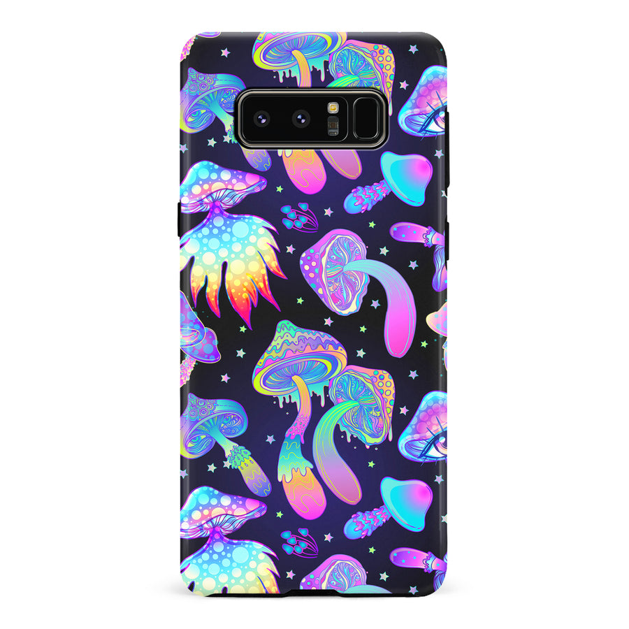 Samsung Galaxy Note 8 Magic Mushrooms Dark Psychedelic Phone Case
