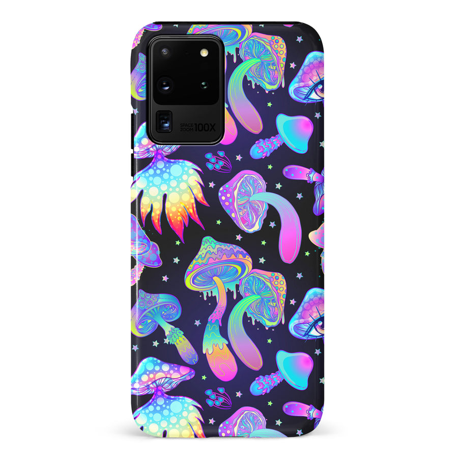 Samsung Galaxy S20 Ultra Magic Mushrooms Dark Psychedelic Phone Case