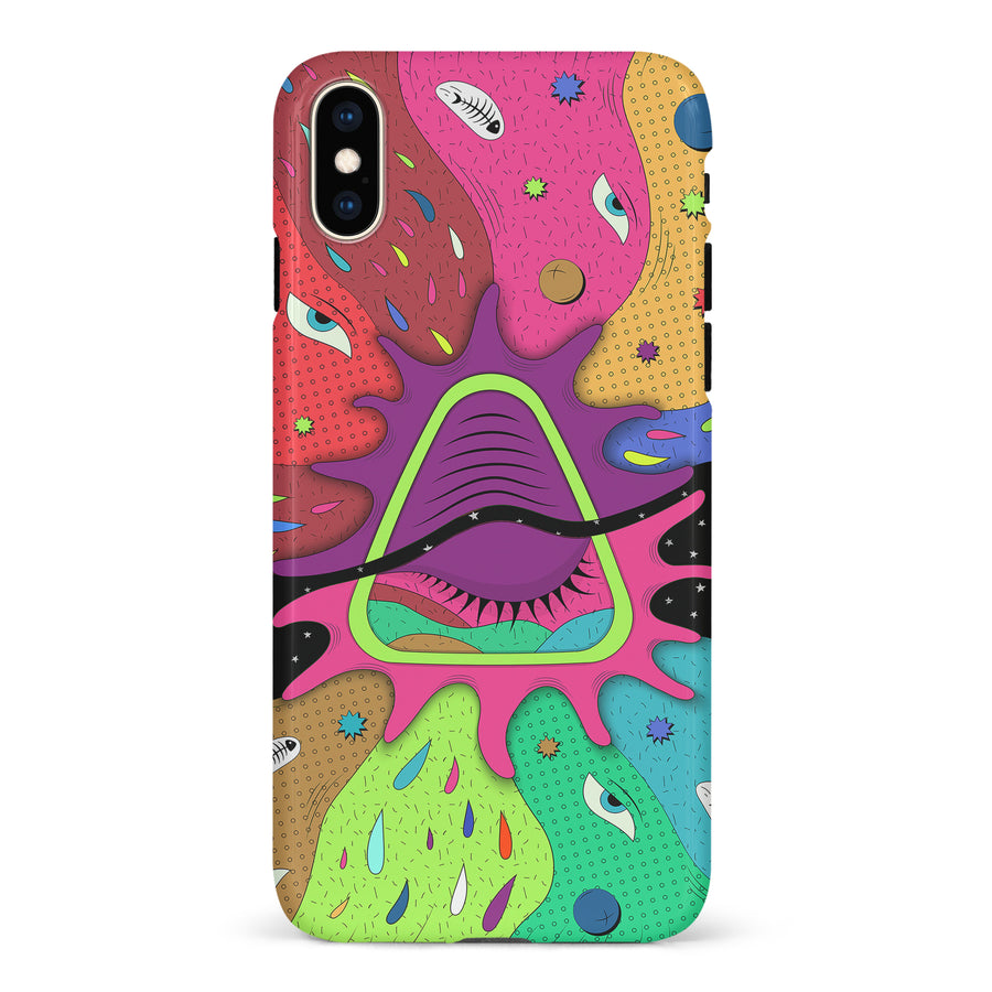 iPhone XS Max Salvador's Psychedelic Splat Phone Case