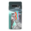 Samsung Galaxy S10 Roman Cats in Space Psychedelic Phone Case